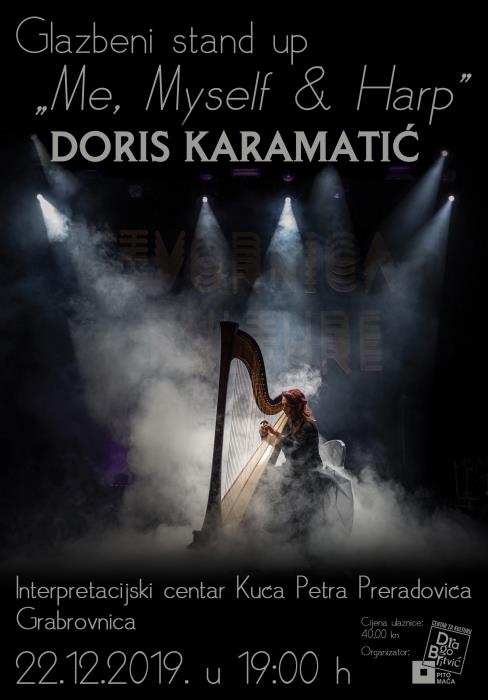 Glazbeni stand up „Me, Myself&Harp – Christmas edition“